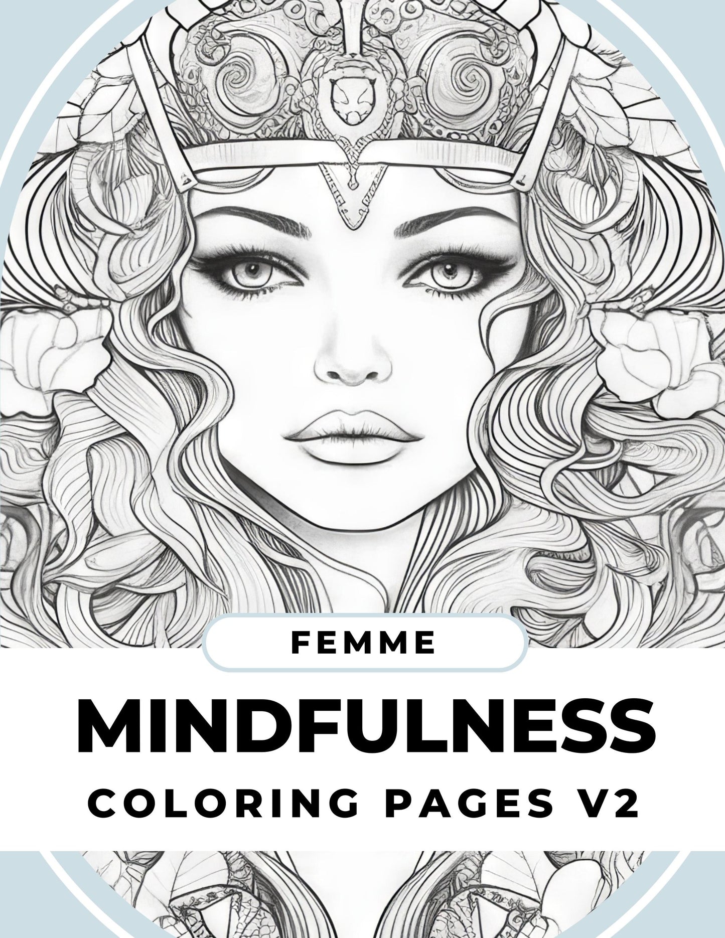 Mindfulness coloring book set 12 - 13 pages