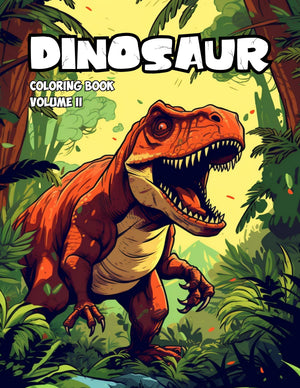 2 Dinosaur coloring books 14 pages each