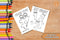 My first 123 English and Spanish Coloring books 12 pages each