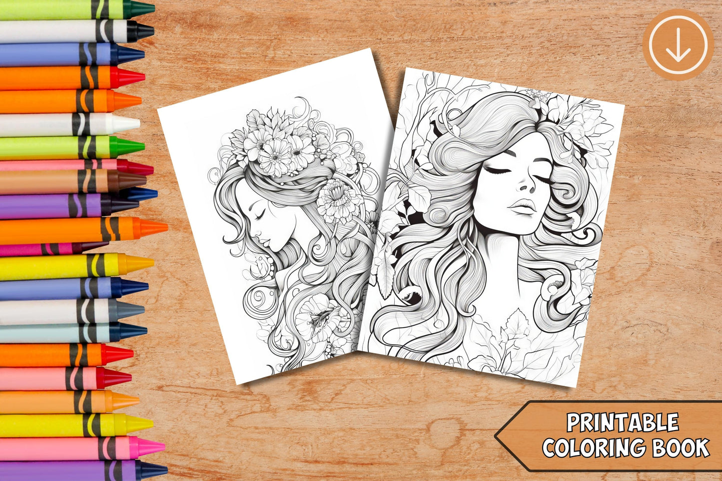 Mindfulness coloring book set 12 - 13 pages