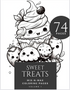 Sweet treats coloring book - 74 Pages