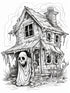 Haunted ghost house 10 pages