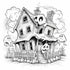 Haunted ghost house 10 pages