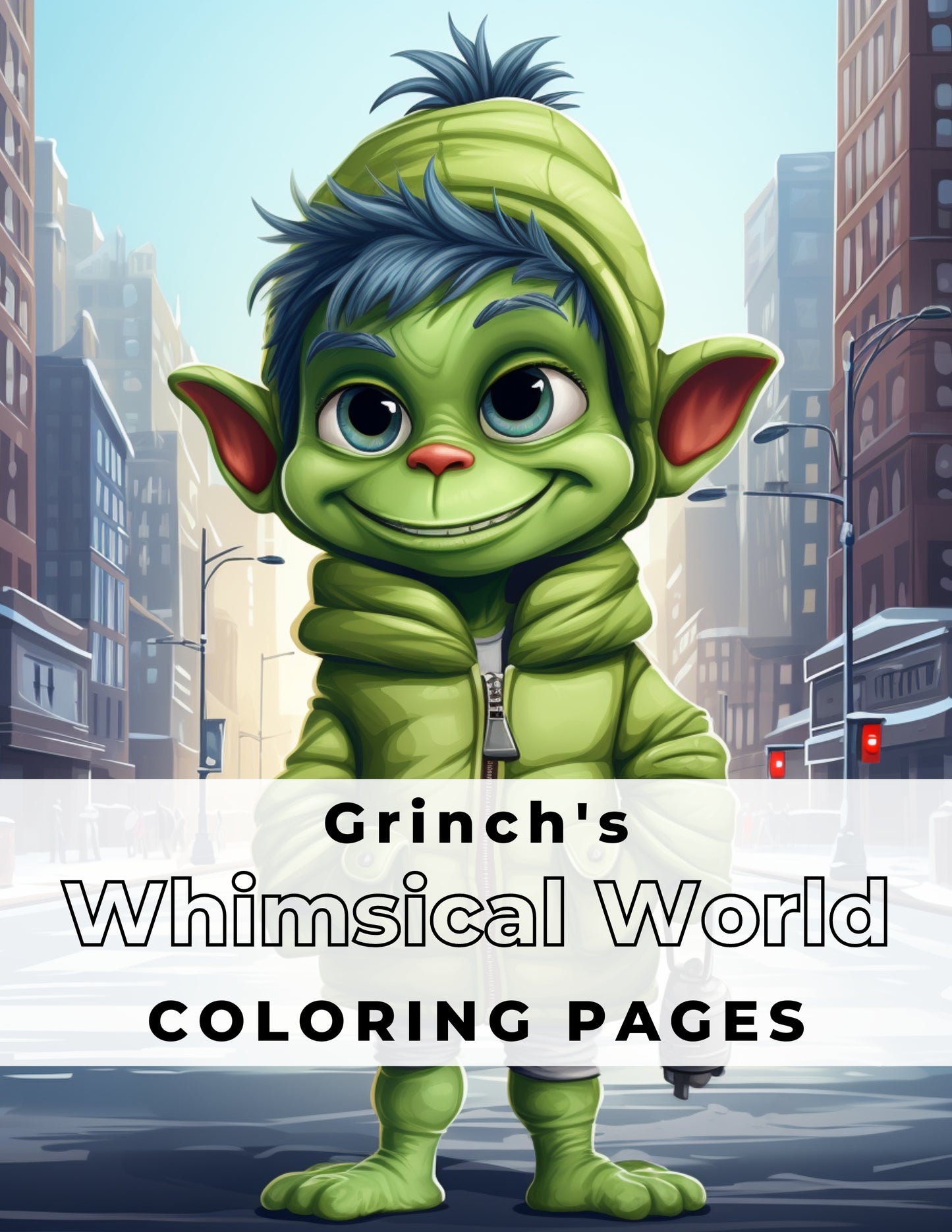 Grinch's Whimsical World 15 pages