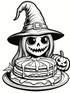 Halloween Dessert Coloring Book 4 book pack!! - 12 pages each