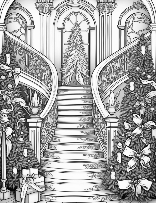 Christmas Coloring Book 2 - 17 Pages