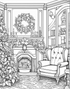 Christmas coloring book #3 - 15 pages
