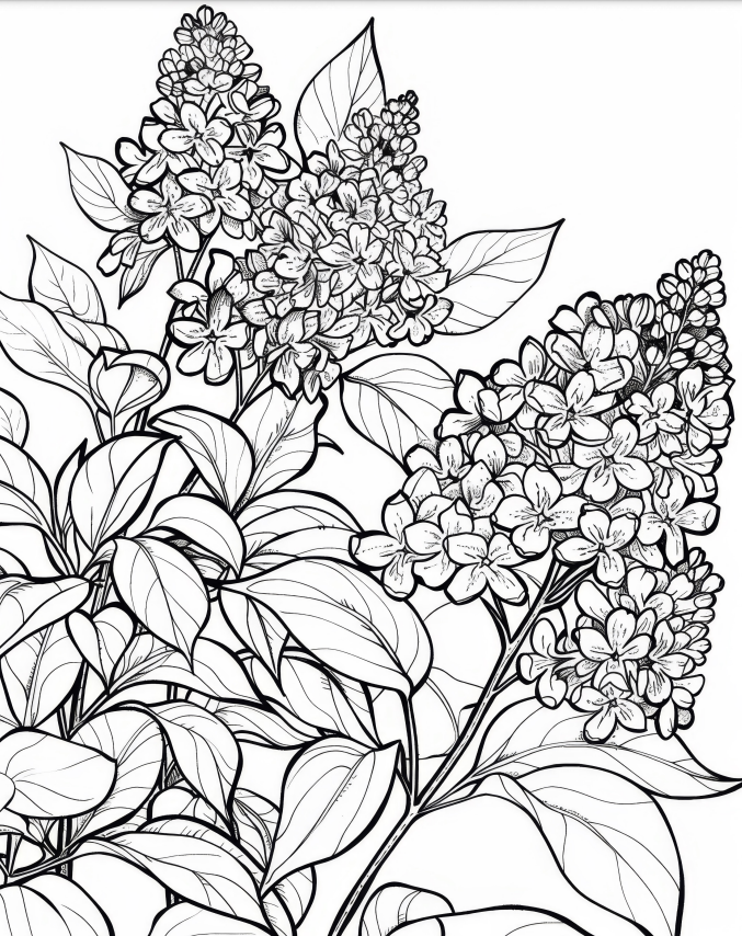 Beautiful Flower Blooms - 30 pages