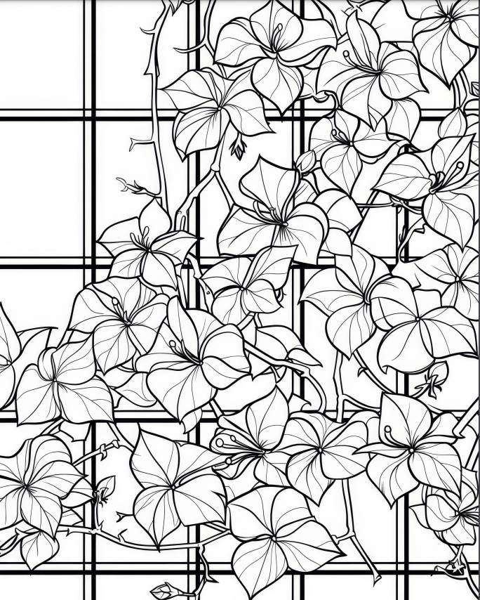 Beautiful Flower Blooms - 30 pages