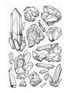 Zen Crystals Coloring Book - 25 pages