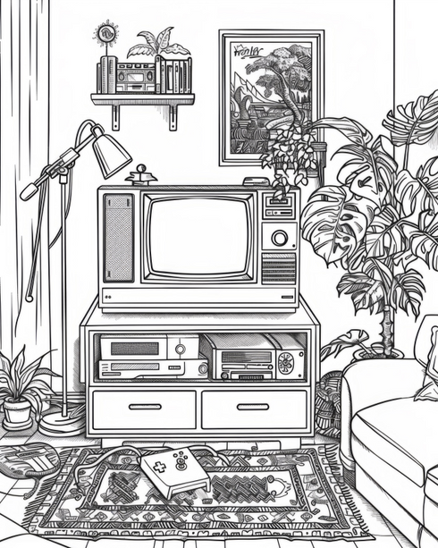 Retro Vibes - 30 pages