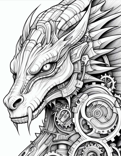 Steam Punk Dragons - 25 pages