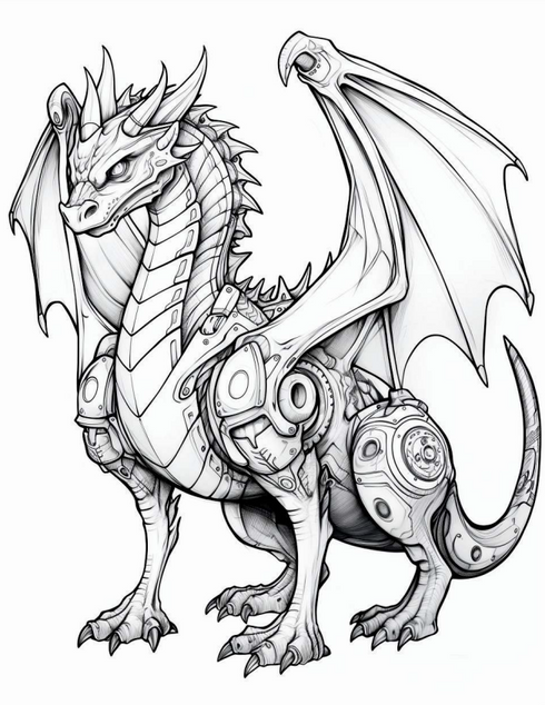 Steam Punk Dragons - 25 pages
