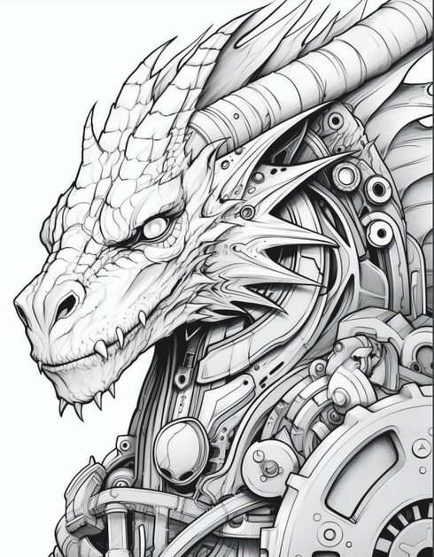 Steam Punk Dragons - 25 pages