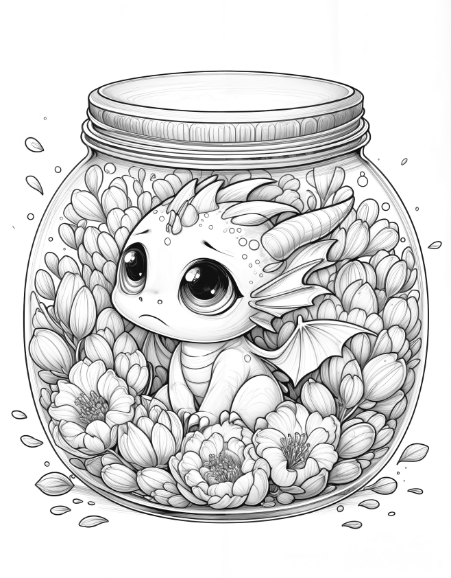 Baby Dragons In a Jar - 36 pages