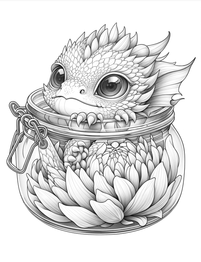 Baby Dragons In a Jar - 36 pages