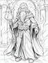 Wizards coloring book