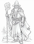 Wizards coloring book