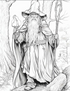Wizards coloring book