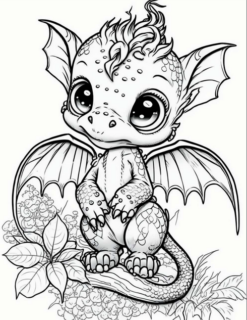 Baby Dragons Book #1 - 50 pages