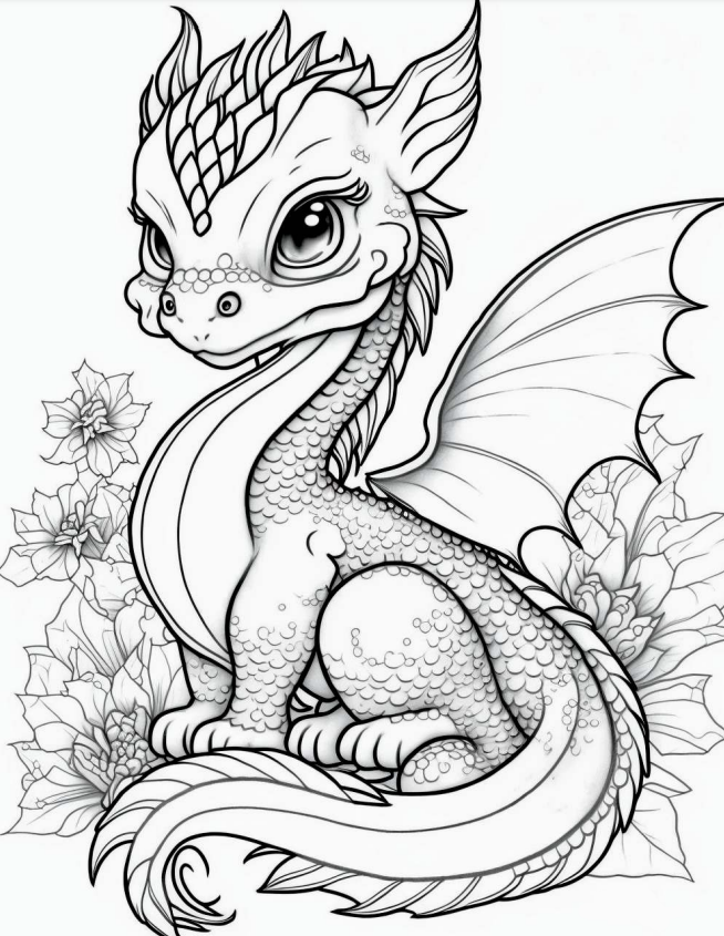 Baby Dragons Book #1 - 50 pages