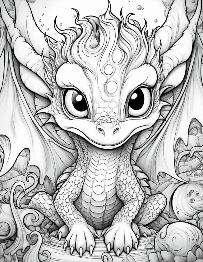 Baby Dragons Book #1 - 50 pages