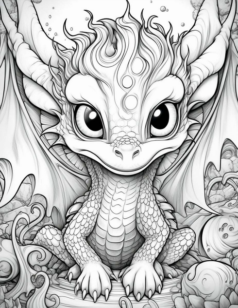 Baby Dragons Book #1 - 50 pages