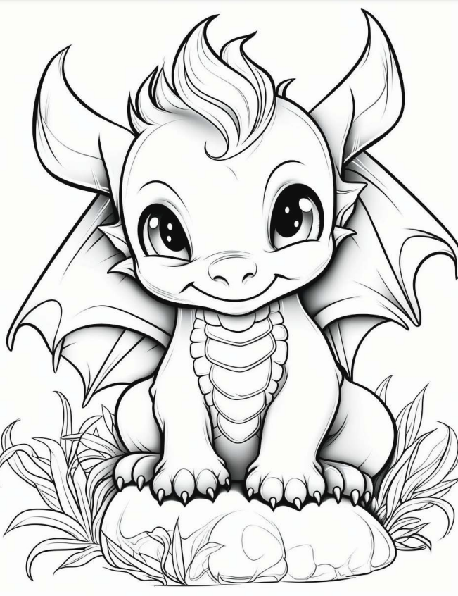Baby Dragons Book #2 - 50 Pages