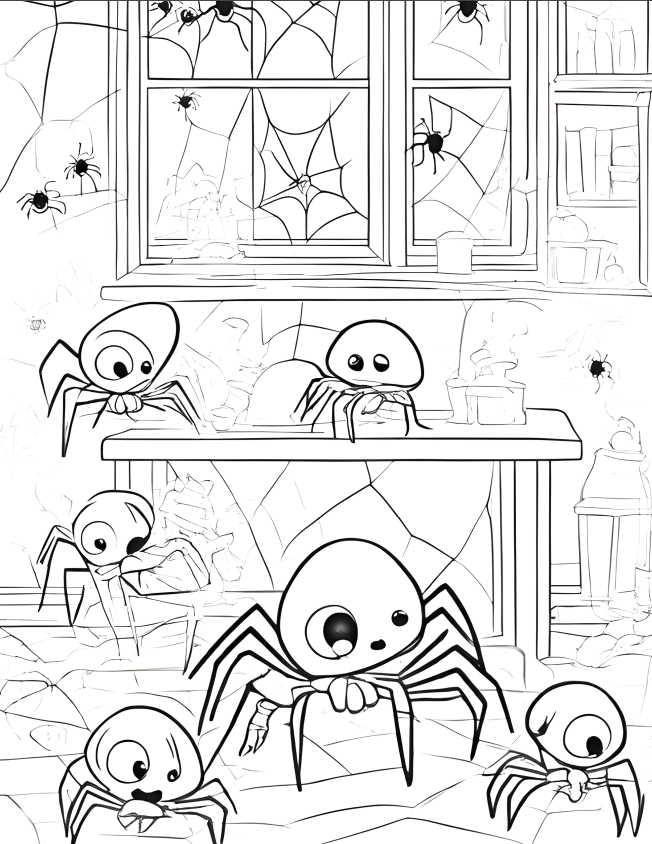 Halloween Coloring book