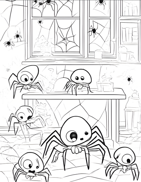 Halloween Coloring book