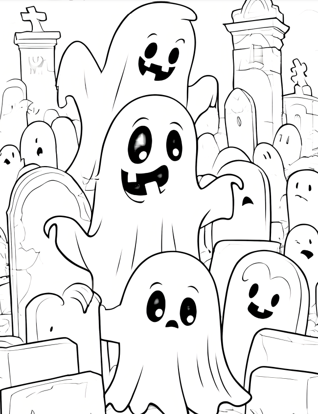 Halloween Coloring book