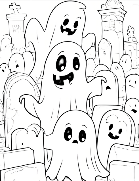 Halloween Coloring book