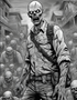 Halloween Grey Scale - 25 pages