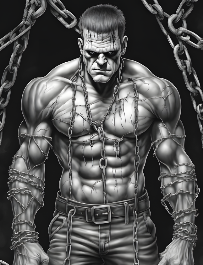 Halloween Grey Scale - 25 pages