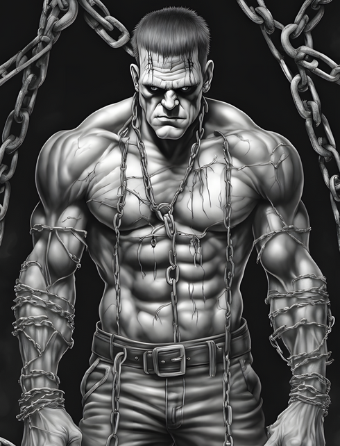 Halloween Grey Scale - 25 pages