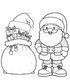 Colorful Christmas with Santa