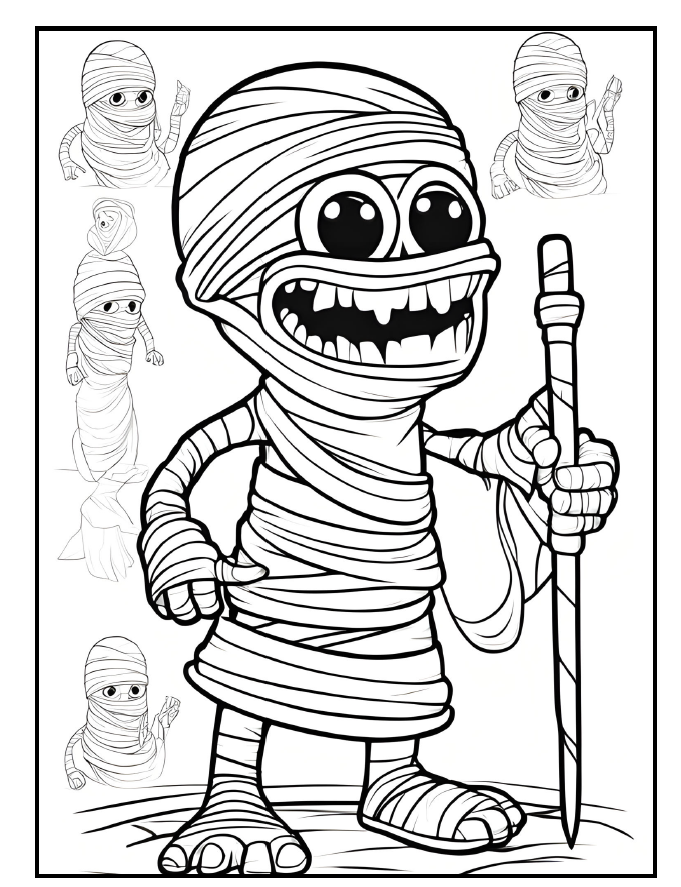 Cute and Spooky Halloween - 90 pages