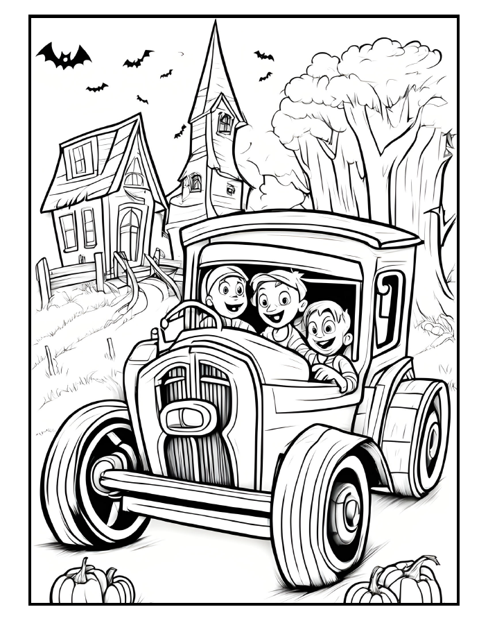 Cute and Spooky Halloween - 90 pages