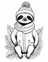Cute Animals wearing Christmas Hats - 92 pages