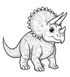 Dinosaur coloring book - 20 pages