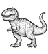 Dinosaur coloring book - 20 pages