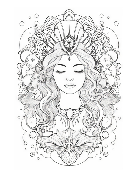 Mindfulness coloring book set 12 - 13 pages