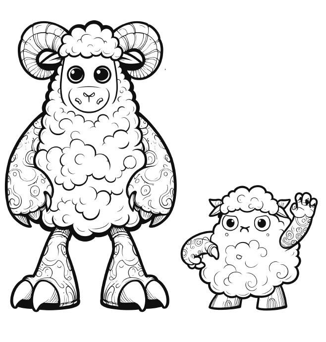 Spooky Animals in Halloween costumes 60 pages