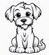 Cute Dogs Coloring book 18 pages