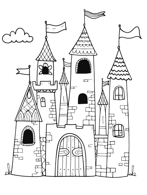 Cute Kingdom Coloring book 22 pages