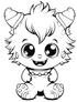 Cute Monster Coloring book 21 pages