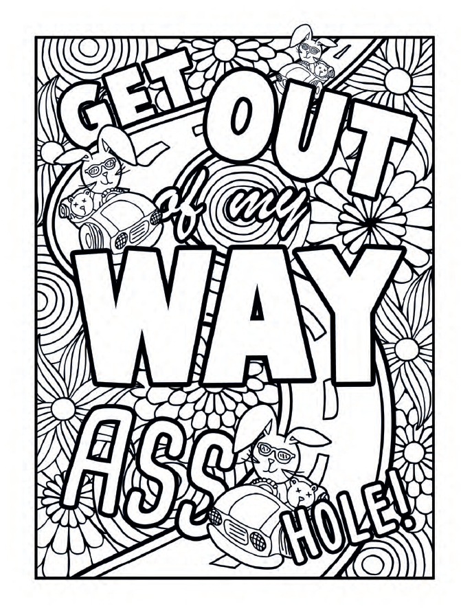 Road Rage Coloring Book