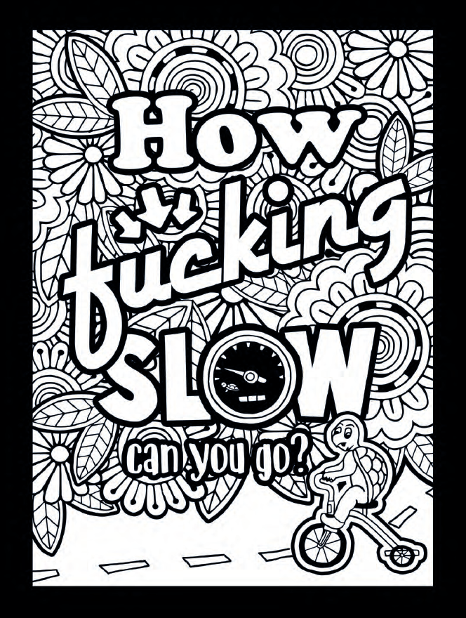 Road Rage Coloring Book