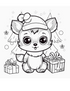 Cute Christmas coloring book 20 pages