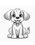 Cute Dog coloring book 18 pages